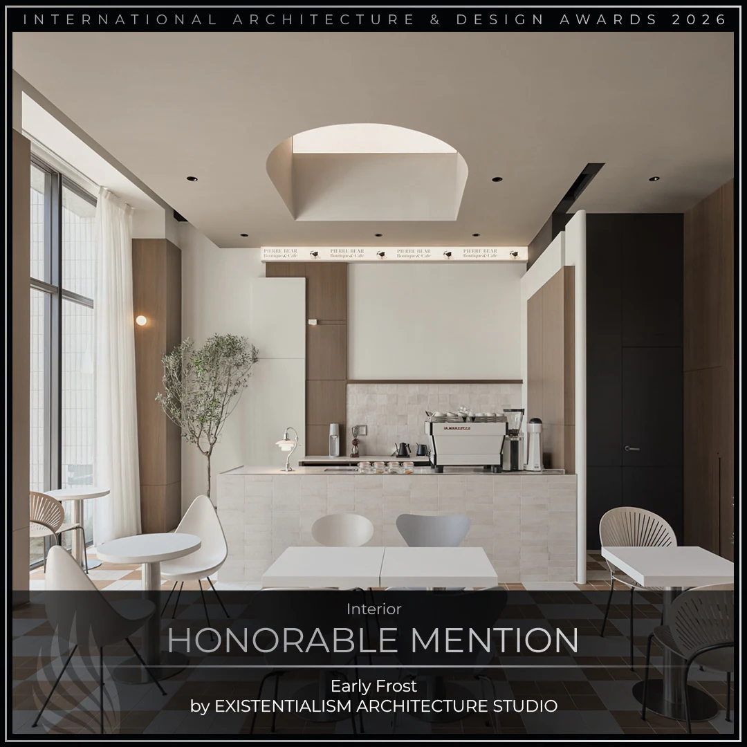 IADA 2026 Honorable Mention 官方圖：Early Frost by Existentialism Architecture Studio